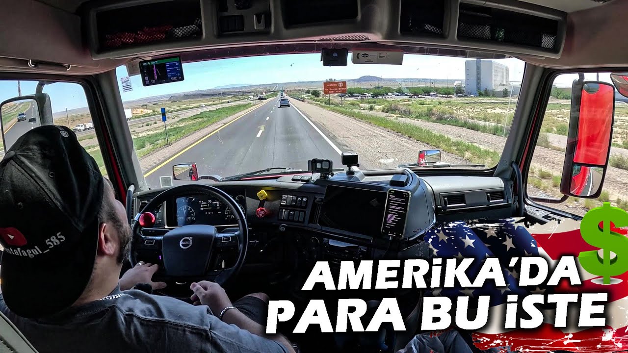 Tır'da Efsane Menemen / Amerika'da Para Kazanmak Kolay Mı ? / 1 haftada 6000 Mile Yol Yaptım !