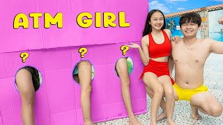 JACKPOT GIRL APPLE TRAP PRANK BATTLE NERF BAGirl Nerf Guns NERF GUNS TROLL POOL UNLUCKY VTL