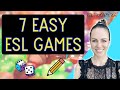 7 more easy esl games  esl games for teaching abroad and online