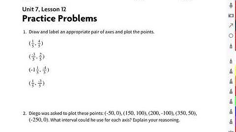Unit 7 Lesson 12 - Answers to practice problems