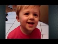 a Kid says Merry christmas