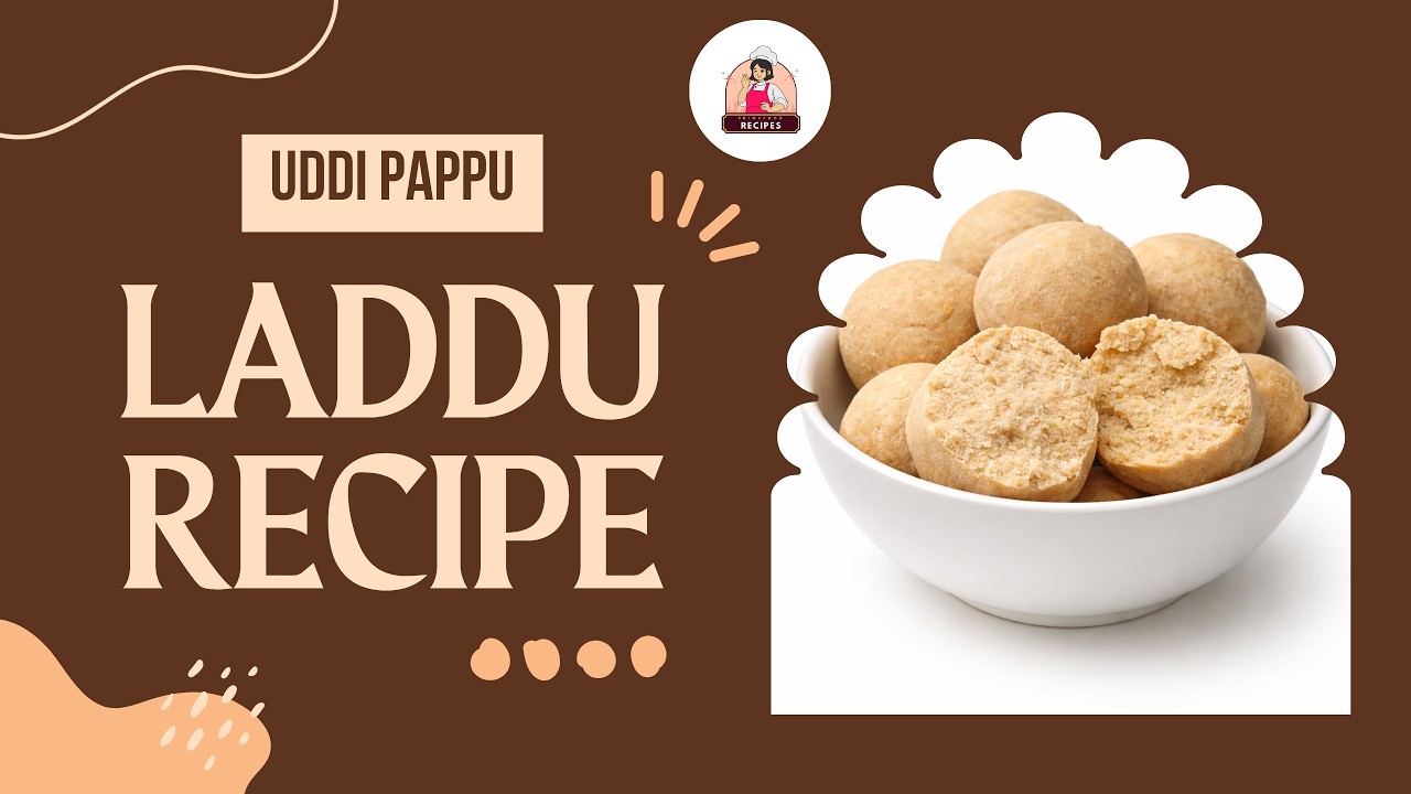 Uddi Pappu Laddu Recipe in Telugu | Sunnundalu Easy