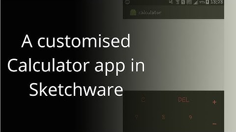 How to create a simple calculator app in sketchware|Part #2