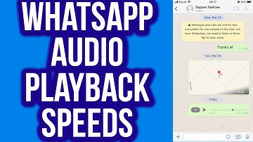 How To Use WhatsApp Audio PlayBack Speeds For Voice Messages | SPEED UP WhatsApp Audio Messages