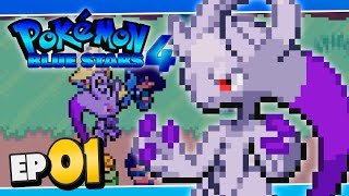 Pokemon Blue Stars 4 Part 1 MEGA MEWTWO ATTACKED! Rom Hack Gameplay Walkthrough