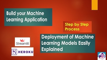 Deploy Machine Learning Models in Production - Step by Step Approach | Streamlit | Heroku