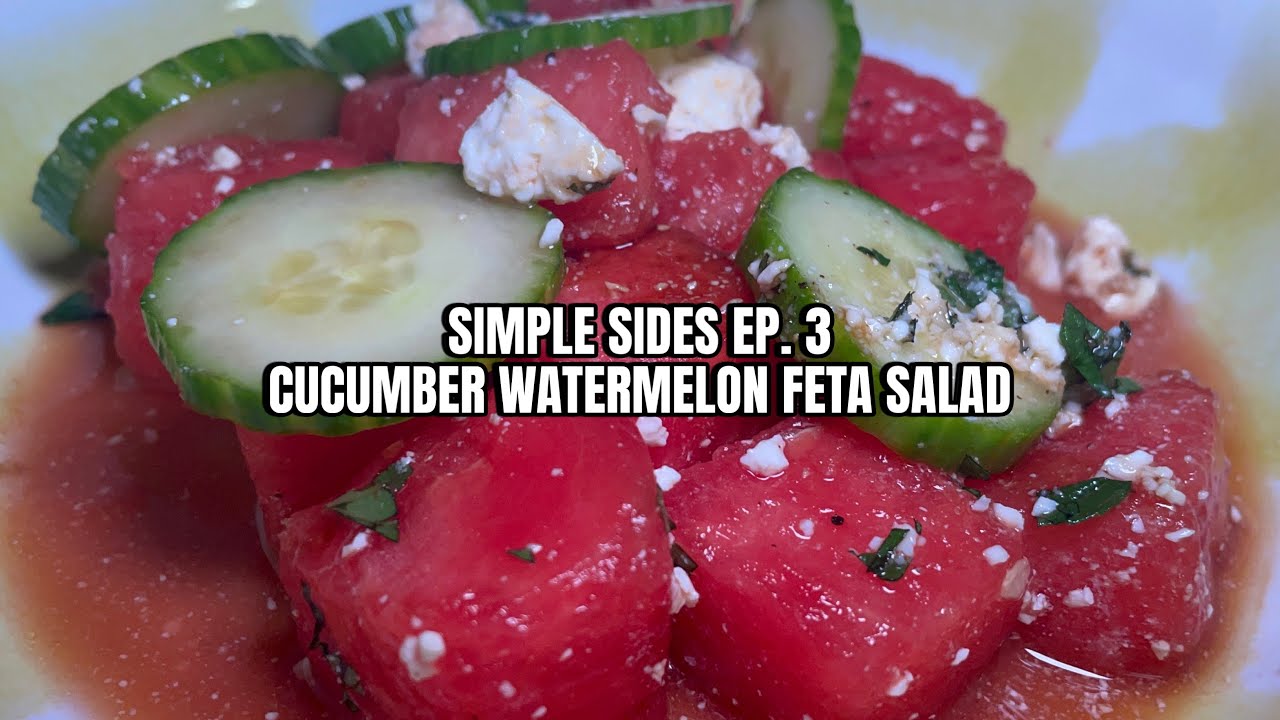 Cucumber Watermelon Feta Salad — watch on YouTube