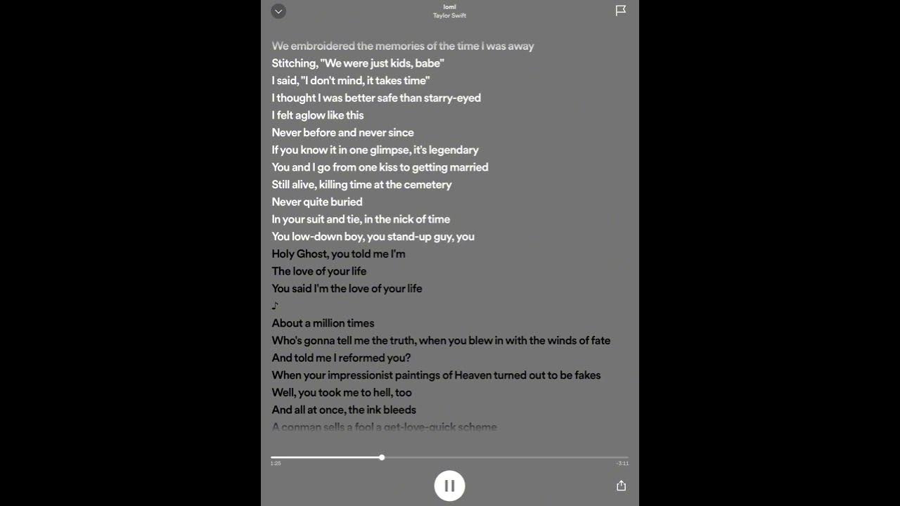 loml- taylor swift sped up #taylorswift #fypシ