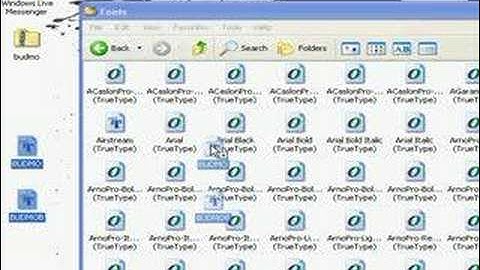 How to install fonts in Windows XP