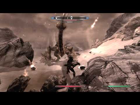 SKYRIM How To Beat Alduin Dragon Boss GamePlay Commentary + Turtorial