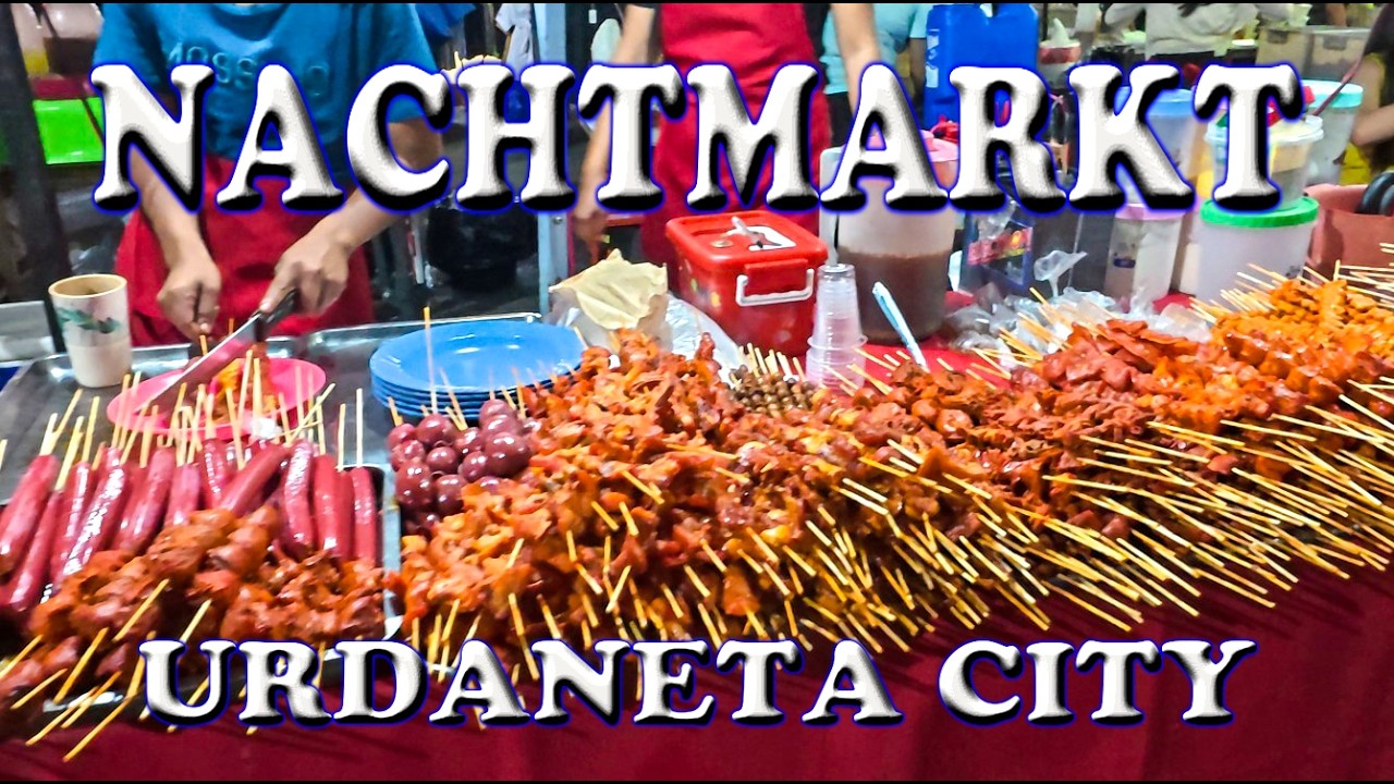 Überwintern auf den Philippinen - Teil 45 - NACHTMARKT in Urdaneta, Philippinen