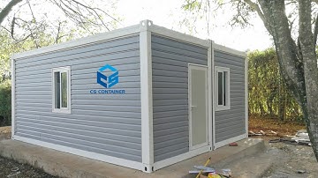 Combined Flat Pack Container installation video (CS Container)