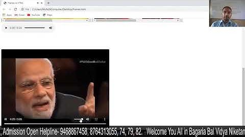 Insert Objects in HTML - 7 (Ch - 7)