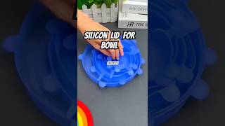 Silicon lid for bowl 🥣 #shorts #silicone #meesho #meeshofinds