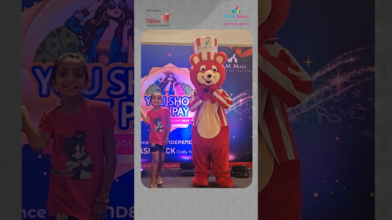 Kids Dancing with Bholu | Fun Moments at P&M Mall | 