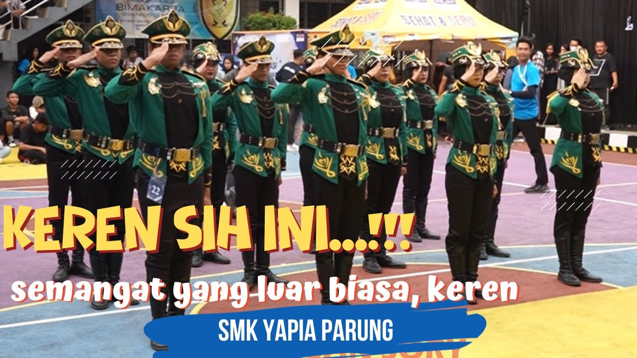 KEREN BANGET...!!! PASKIBRA SMK YAPIA PARUNG - LKBB GARDAPAKSI DI SMAN 9 KOTA BOGOR