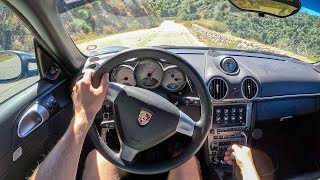 2006 Porsche Cayman S (987) - POV Canyon Blast (Binaural Audio)