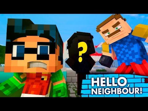 The Neighbor HAS A BABY! Hello Neighbor vs Minecraft! (Teen Titans GO Roleplay) - The Neighbor HAS A BABY! Hello Neighbor vs Minecraft! (Teen Titans GO Roleplay)