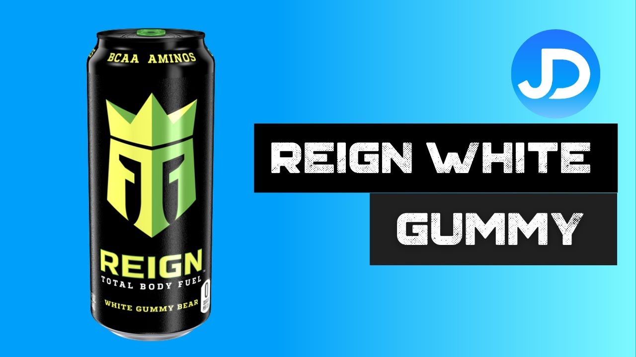 Reign White Gummy Bear energy drink review YouTube