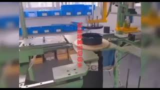 Semi automatic piston assembly machine for air spring.