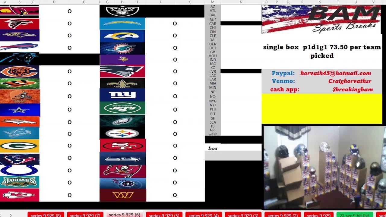 Live Fill sports memorabilia full size authentic helmet breaks 9/27/2023