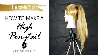 How To Make A High Ponytail By Victoria Ashley Beauty