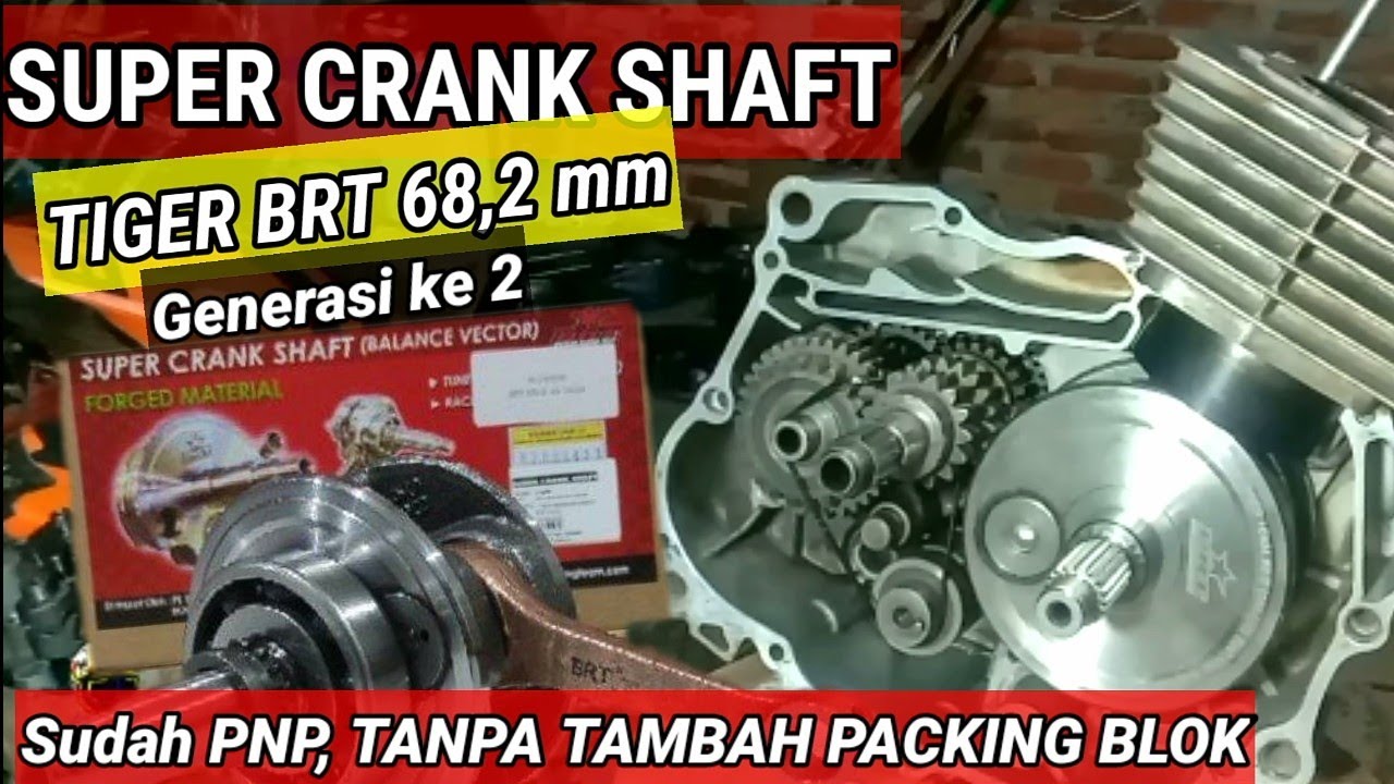 Cara Pasang As kruk TIGER BRT 68 Generasi ke 2