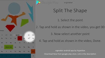 How to split the shape in svgmaker android app
