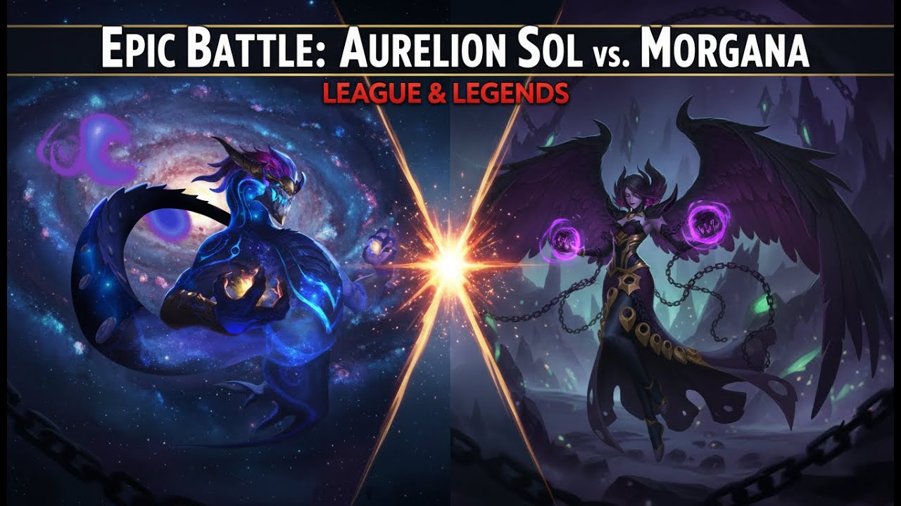 MVP Aurelion Sol☄️(8/0/9) vs Morgana🔥| ¿De nuevo un duo troll en nuestra botlane?