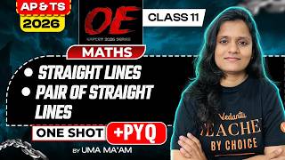 Straight Lines, Pair of Straight Lines | ONE SHOT | Class 11 | AP TS EAPCET 2026 | Uma Ma'am