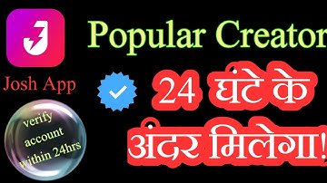 Josh App Popular Creator within 24 hrs | josh App | Techwarish