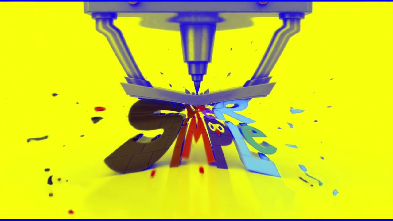 Super Simple Logo Crushed by Press Machine | CSupo Effects | Sponsored by Gamavision