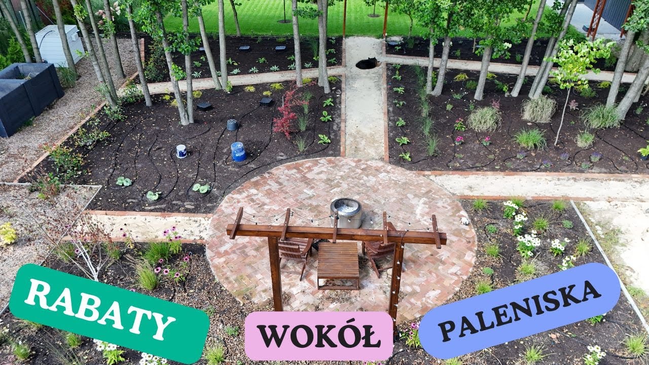 Ogród wokół paleniska skończony. Jakie rośliny do półcienia?