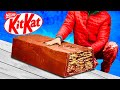 Gant kitkat  comment faire le plus grand du monde diy kitkat par vanzai cuisine