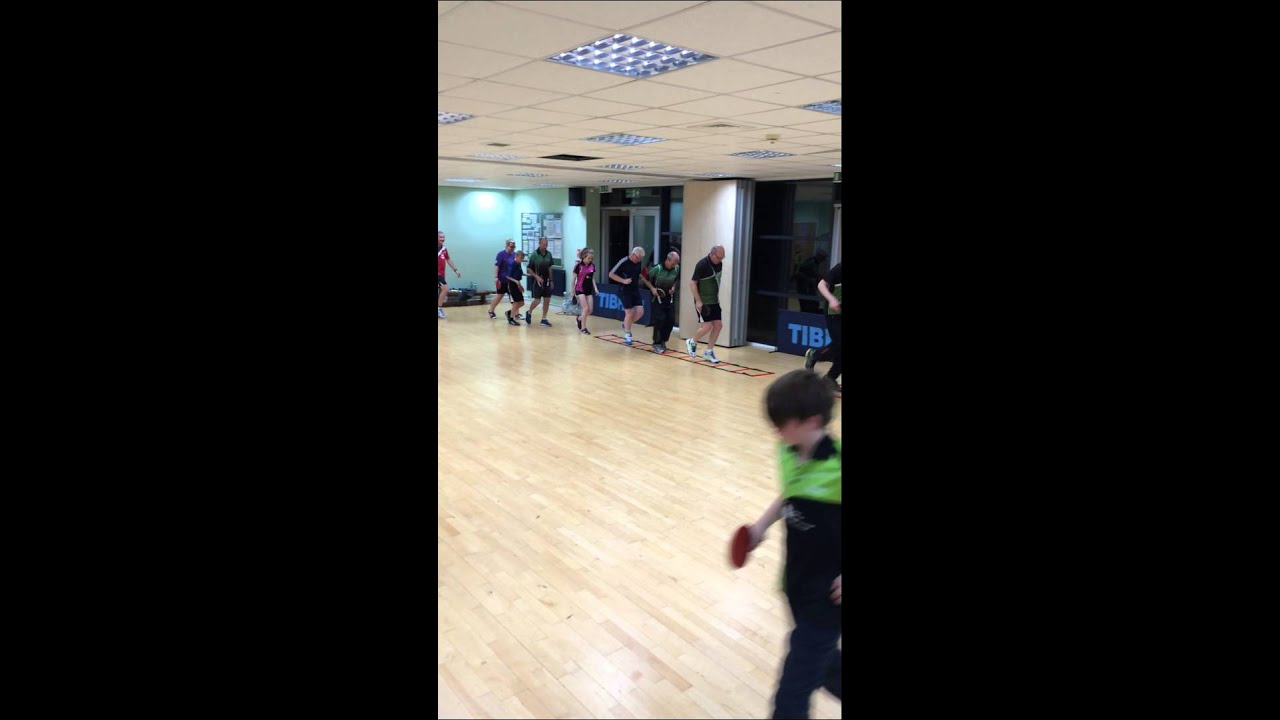 Pink pong - aerobic table tennis world record tour