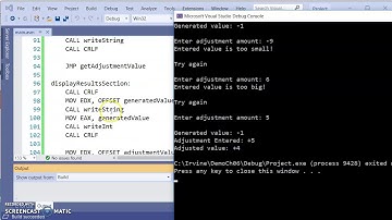 CSIT 256 Irvine Ch 6 Demo of JL JG signed conditional jumps