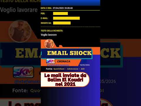 Video Email shock di Salim El Koudri: le mail del 2021 prima dellattacco a Modena