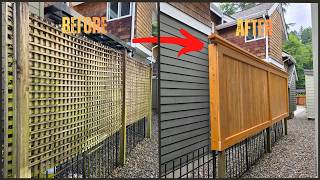 Privacy Screen Build