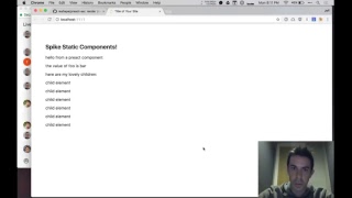 Preact Static Components