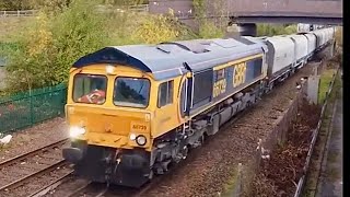 66 739 working the 6H56 1529 Hope St Peakstone P.Sdgs to Peak Forest Cemex Gbrf