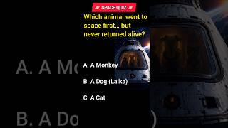 This Animal Went to Space… But Never Came Back 😨 #shorts #space