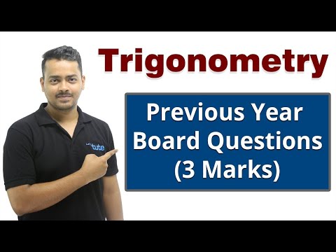 Trigonometry Board Question paper with Solutions for Class 10 CBSE | Letstute CBSE