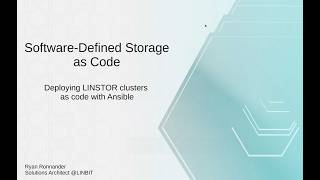 Introducing Software-Defined Storage as Code: Deploying LINSTOR with Ansible
