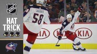 Cam Atkinson Records Fourth Career Hat Trick
