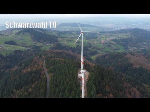 🚨💣 Sprengung 2. Windrad-Turm Holzschlägermatte Schauinsland bei Freiburg [13.11.2024]