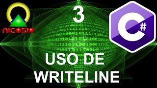 C# 3 Tutorial - Using WriteLine - Complete course in Spanish