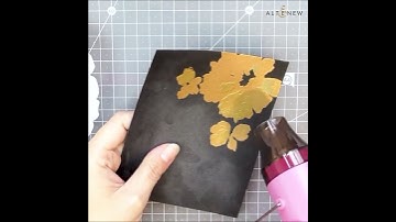 How to do layered heat embossing