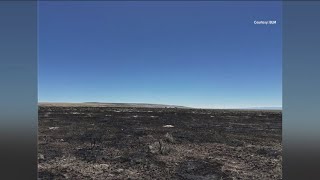 Fire near Big Foot Butte: Over 200 acres burned with containment efforts underway