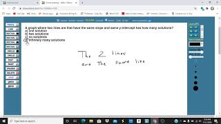 Review for the High School Math Praxis (5161) - Two Lines, How Many Solutions