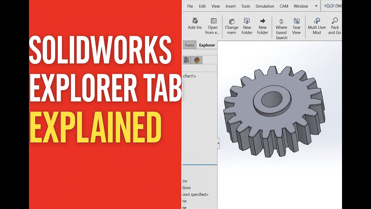 🗂️ SolidWorks Explorer Tab Explained: Master Your Files! 🚀